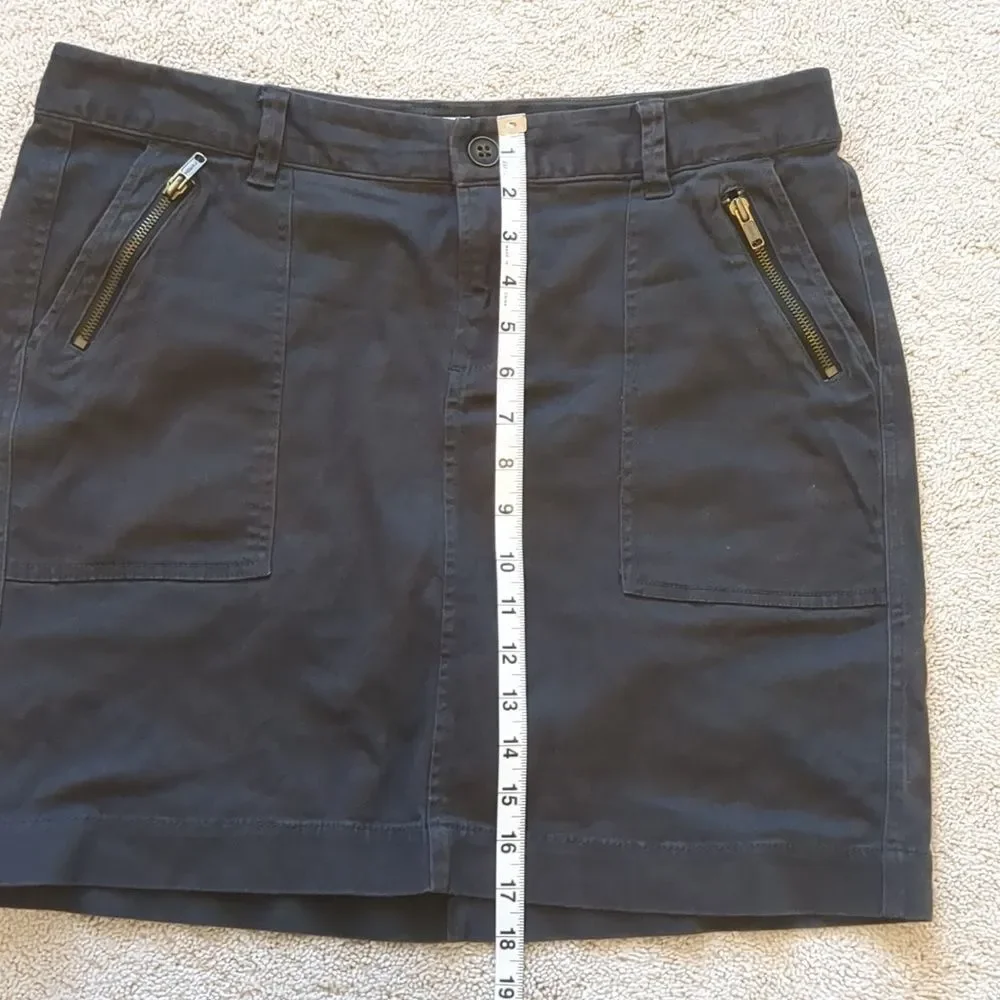 Old Navy Gray Denim Skirt Size 14 - Picture 6 of 8